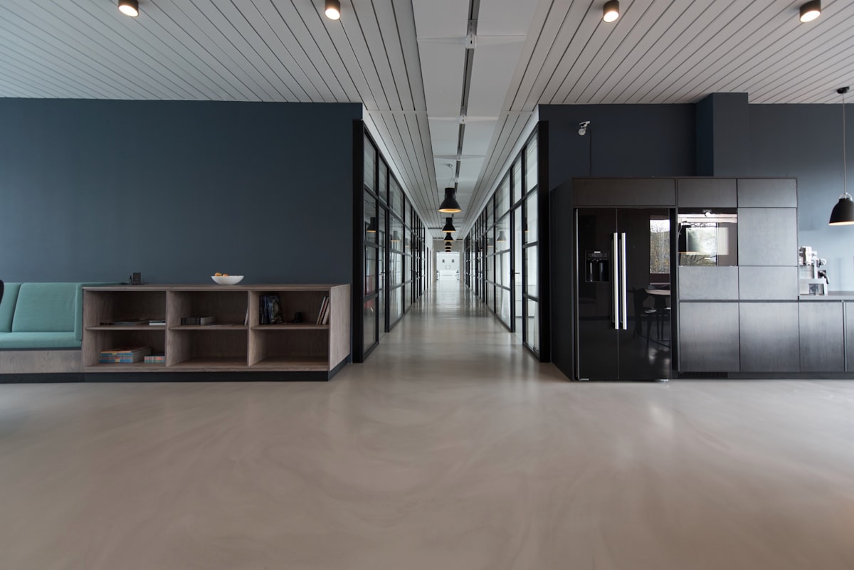Commercial office electrical installation